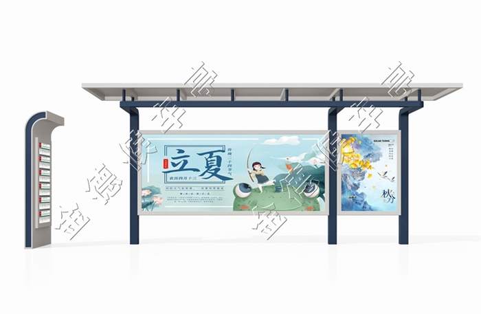 小型候車(chē)亭發(fā)貨了