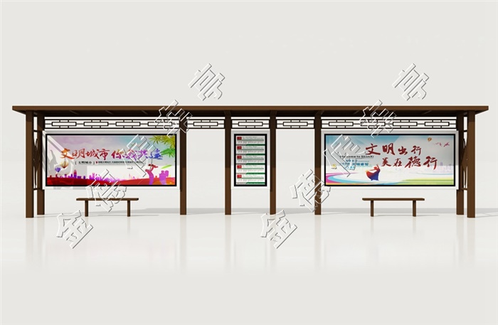 JD-仿古候車亭005